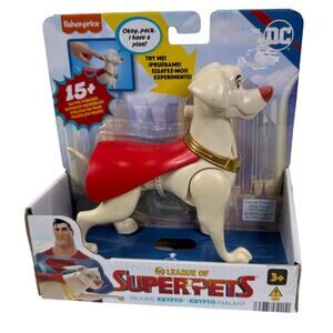Fisher-Price DC League of Super-Pets Talking Krypto Figure Poseable